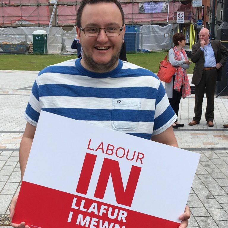Campaigning in Merthyr Tydfil